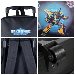 Sac à dos à roulettes transformers noir