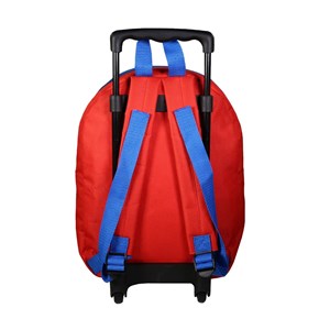 Sac à dos à roulettes 32 cm maternelle super mario multicolore