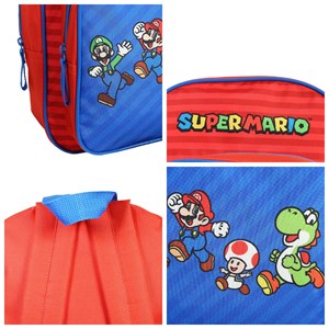 Sac à dos 31 cm avec poche maternelle  super mario multicolore