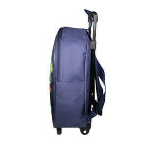 Sac à dos à roulettes 32 cm maternelle super mario bleu