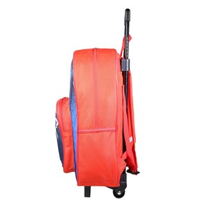 Sac à dos à roulettes spider-man bleu