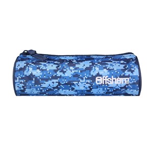 Bagtrotter trousse scolaire ronde offshore bleu