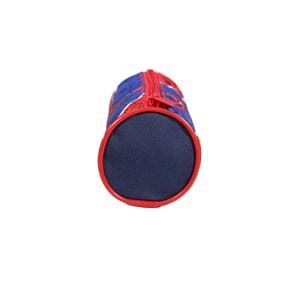 Bagtrotter trousse scolaire ronde spider-man bleu