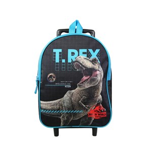 Bagtrotter sac à dos à roulettes 31 cm maternelle jurassic world noir t-rex
