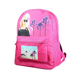 Bagtrotter sac à dos 1 compartiment barbie rose