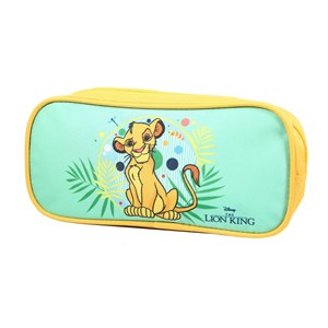 Bagtrotter trousse scolaire rectangulaire le roi lion verte
