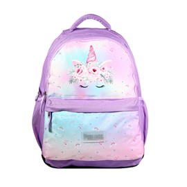 Bagtrotter sac à dos 2 compartiments phileas violet licorne