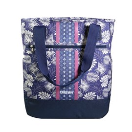 Bagtrotter sac 3 en 1 : sac à dos, sac shopping et yoga offshore bleu fleurs