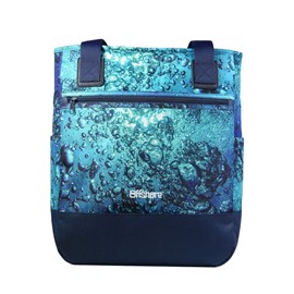 Bagtrotter sac 3 en 1 : sac à dos, sac shopping et yoga offshore bleu bulles