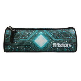 Bagtrotter trousse scolaire ronde offshore verte