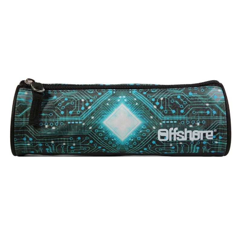 Bagtrotter trousse scolaire ronde offshore verte