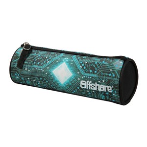 Bagtrotter trousse scolaire ronde offshore verte