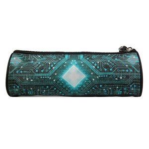 Bagtrotter trousse scolaire ronde offshore verte