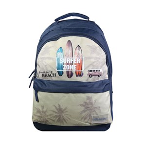 Bagtrotter sac à dos 2 compartiments offshore beige van & surf