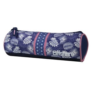 Bagtrotter trousse scolaire ronde offshore bleu