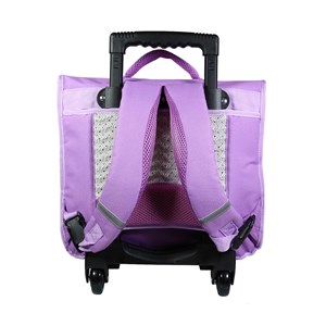 Bagtrotter cartable à roulettes 38 cm phileas violet licorne