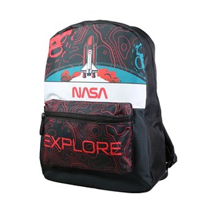 Bagtrotter sac à dos 1 compartiment nasa et rouge astronaute