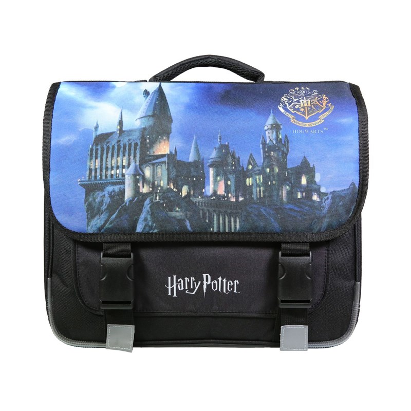 Bagtrotter - Bagtrotter cartable 38 cm harry potter noir château
