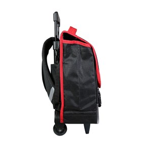 Bagtrotter cartable à roulettes 38 cm spider-man noir toile d'araignée