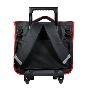 Bagtrotter cartable à roulettes 38 cm spider-man noir toile d'araignée
