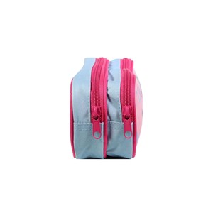 Bagtrotter trousse scolaire 2 compartiments lili lou rose