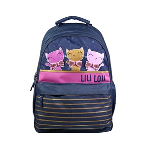 Bagtrotter sac à dos 2 compartiments lili lou x phileas bleu