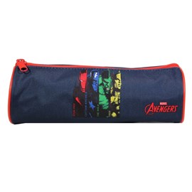 Bagtrotter trousse scolaire ronde avengers bleue