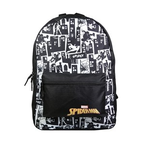 Bagtrotter sac à dos 1 compartiment spider-man noir et blanc