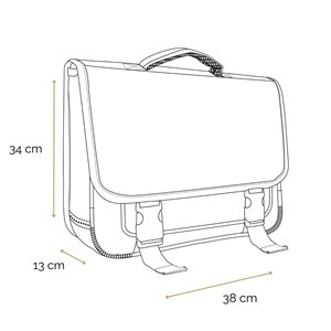 Bagtrotter cartable 38 cm spider-man bleu skyscrapers