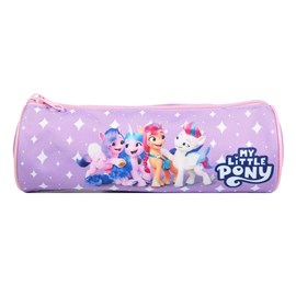 Bagtrotter trousse scolaire ronde my little pony violet