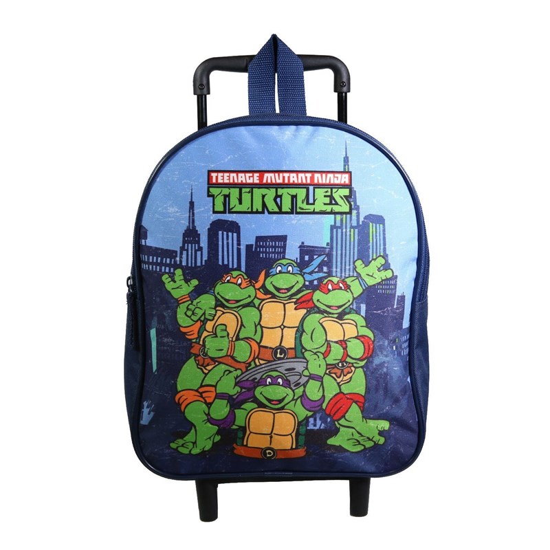 Bagtrotter sac à dos à roulettes 31 cm maternelle tortues ninja bleu
