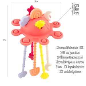 Lune sensorielle rouge brique