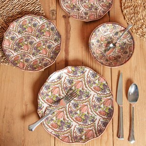 Assiette plate jaipur 27 cm x6