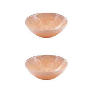 Coupelle glitter  17 cm (lot de 2)