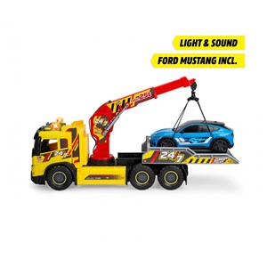 Camion de dépannage volvo + voiture ford