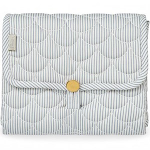 Tapis à langer nomade classic stripes blue