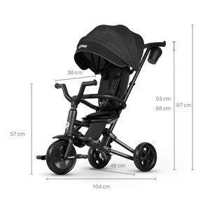 Tricycle qplay nova niello noir