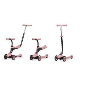 Trottinette qplay sema 3-en-1 rose