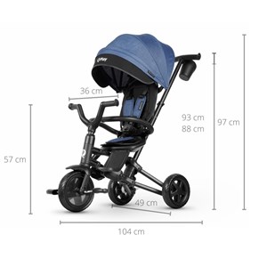 Tricycle qplay nova niello bleu
