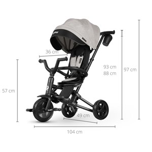 Tricycle qplay nova niello gris