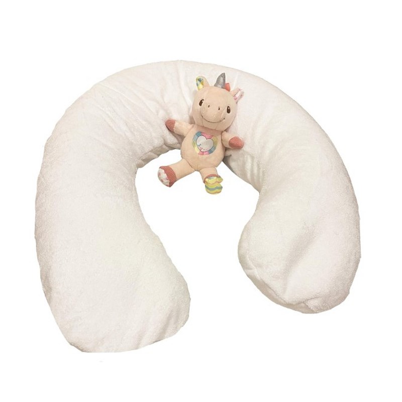 Coussin d'allaitement 205 cm- blanc