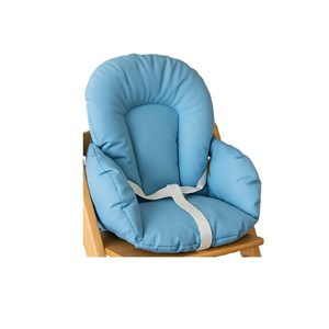 Coussin de chaise en pu bleu