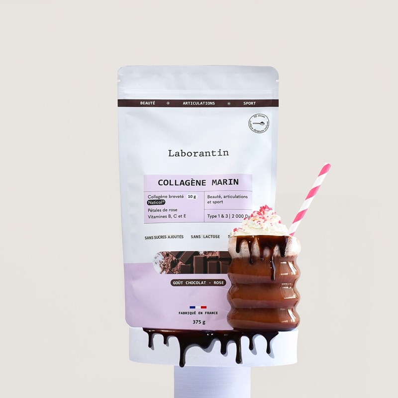 Laborantin - Collagène en poudre chocolat - 60 doses