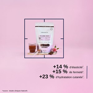 Collagène en poudre chocolat - 60 doses