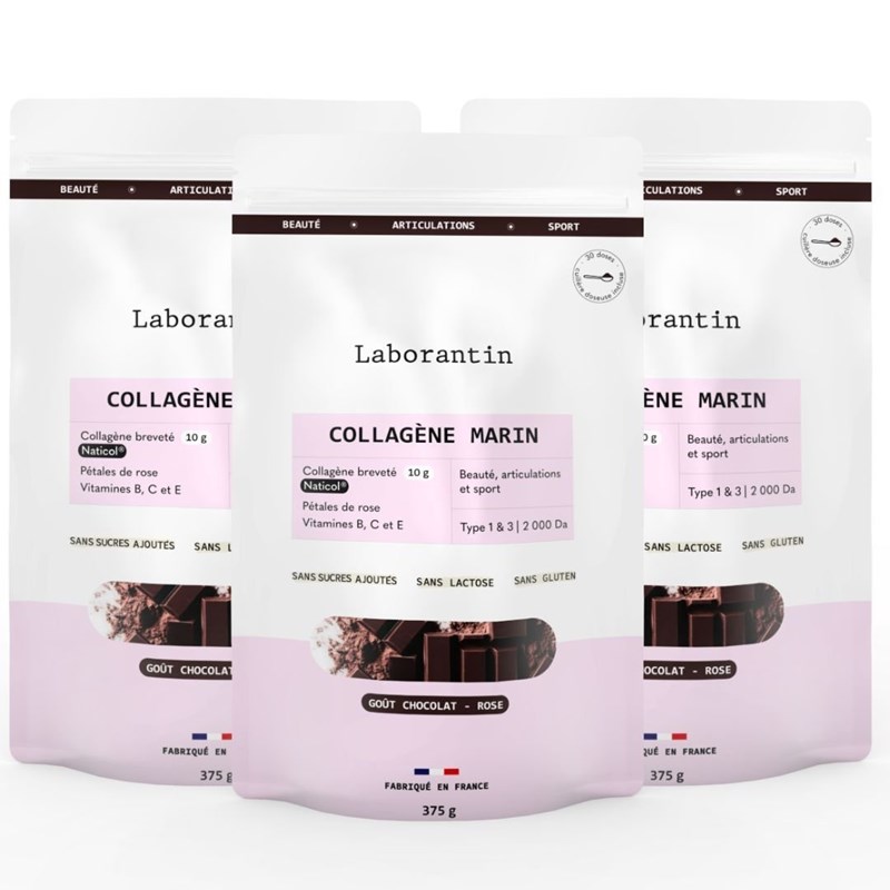 Laborantin - Collagène en poudre chocolat -90 doses