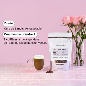 Collagène en poudre chocolat -90 doses