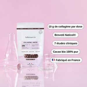 Collagène en poudre chocolat -90 doses