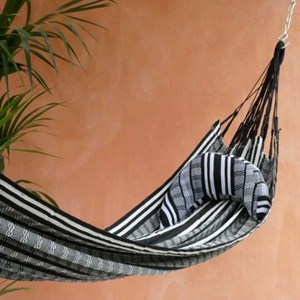 Coussin hamac poligono noir