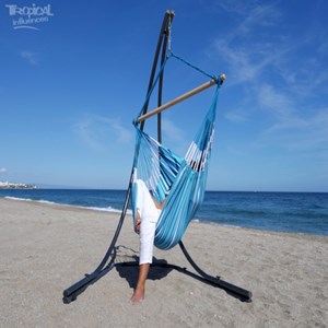 Chaise hamac avec support malaga xxl lun
