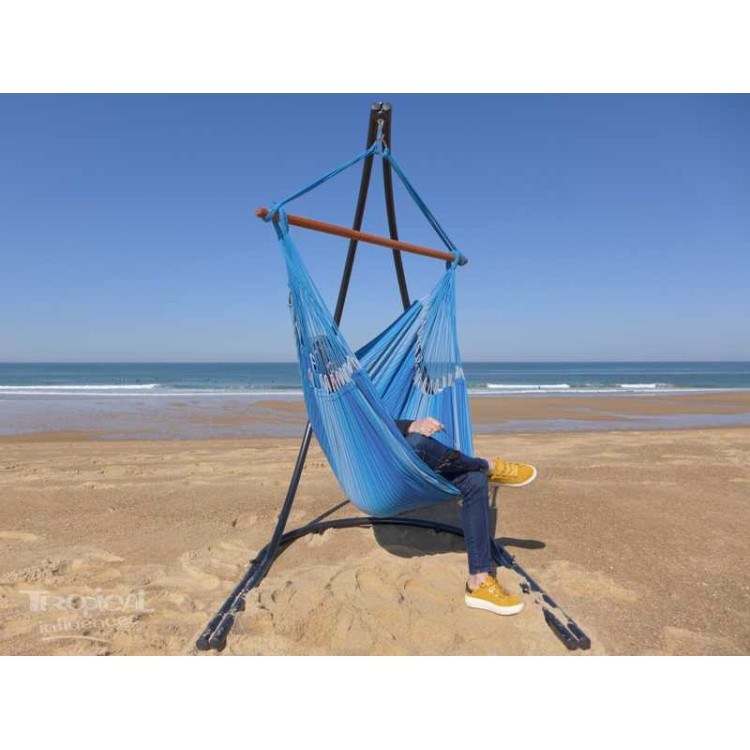 Hamac chaise azur xxl + support lunatta
